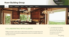 Desktop Screenshot of hoerrbuildinggroup.com